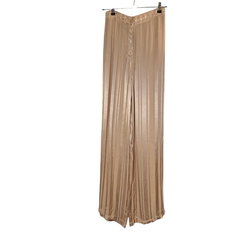 Dixie Collection Italy Women’s High Rise Flowy Wide Leg Pleated Dress Pants sz L